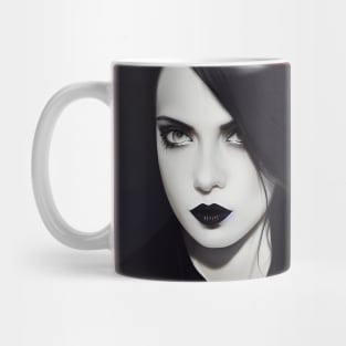 Dark Mysterious Woman Mug